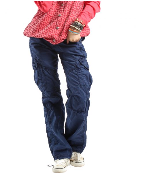 Blue casual trousers