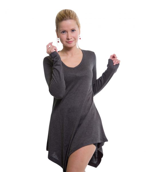 Charcoal tunic