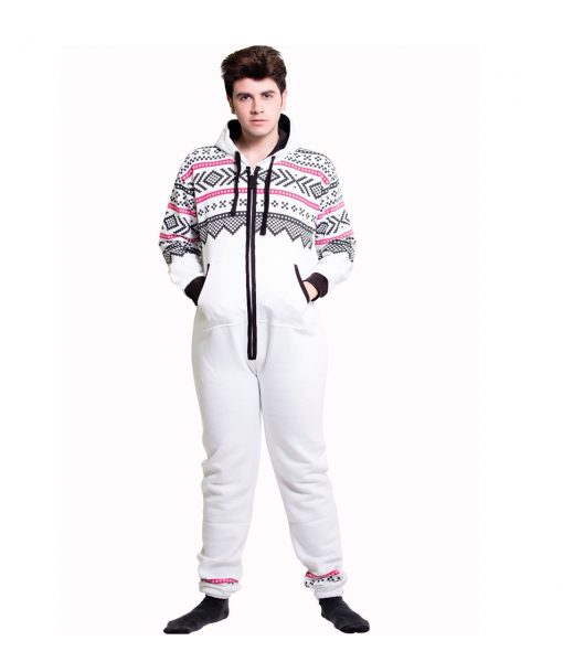 WHITE BLACK ONESIE
