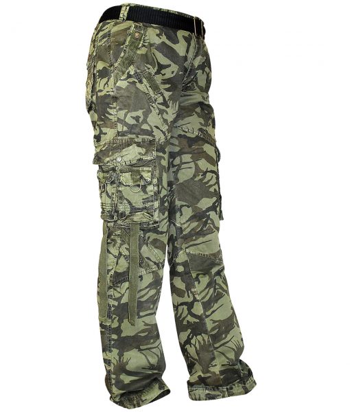 green cameo trouser
