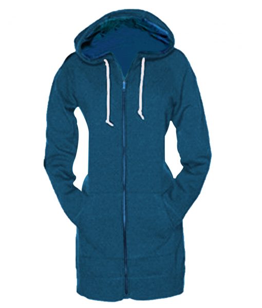 green hoodie
