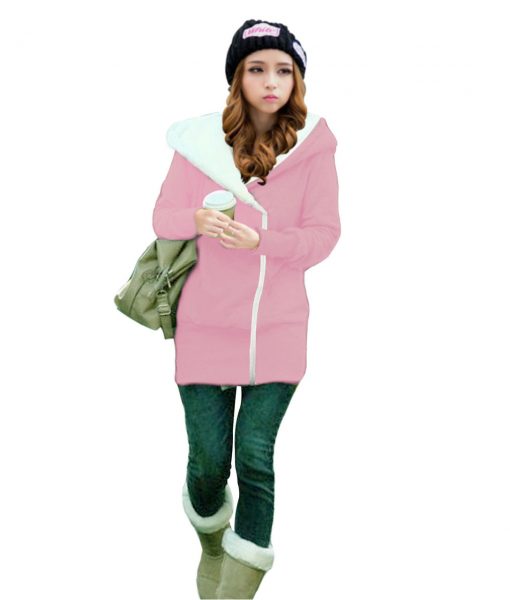 pink sweatshirt