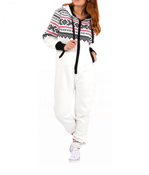 white zipper hoodie tracksuit