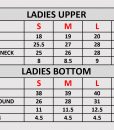 Ladies Tracksuit Size Chart