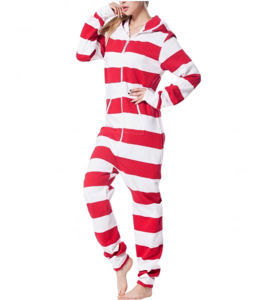 Lady-Wide-Red-White-Stripes