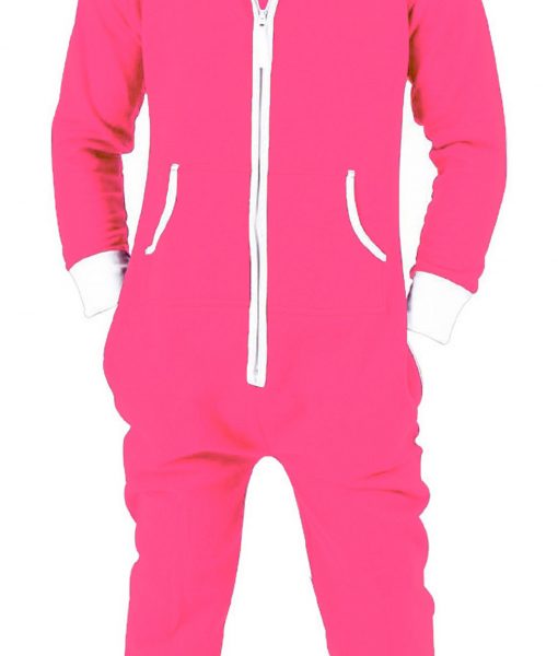 Men-Plain-Onesie-Shockpink